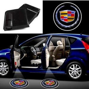 2 Cadillac logo LED PROJECTOR courtesy door lights